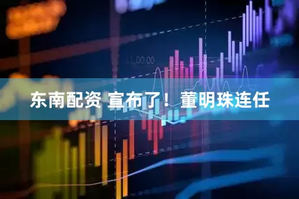 东南配资 宣布了！董明珠连任